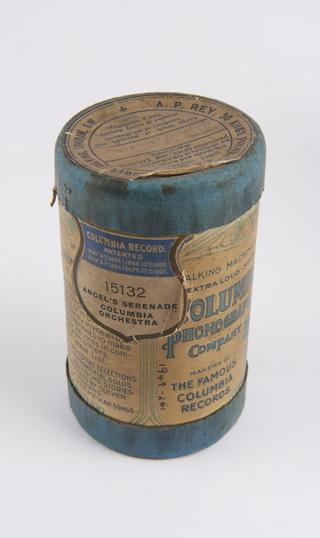 Columbia Phonograph Co record cylinder 'Angel's Serenade'