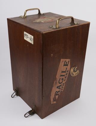 Case for Rife's prismatic compound microscope No. 5