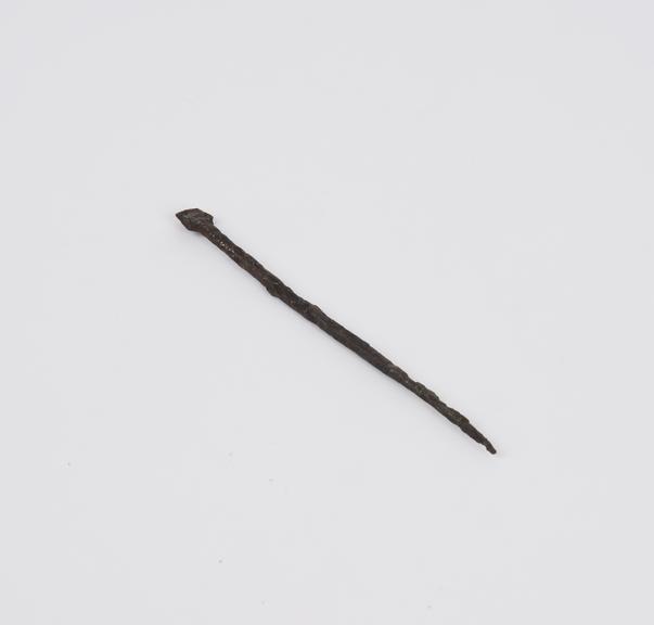 one iron stylus, Roman, found in the Walbrook.