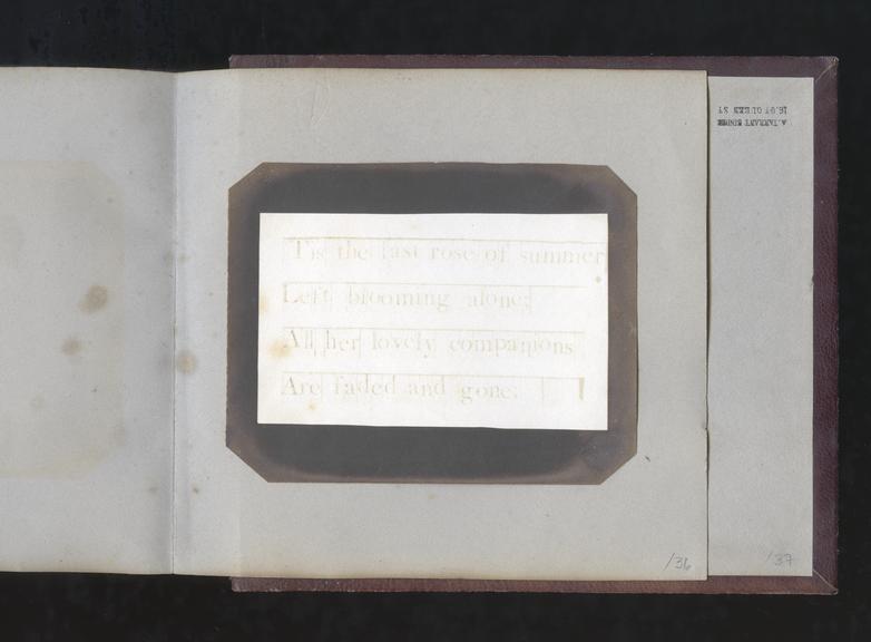 William Henry Fox Talbot Album 14