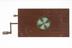 Rackwork polarising magic lantern slide with hand crank and