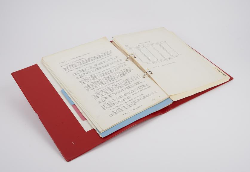 Reference manual in loose-leaf folder, dated 1 April 1981