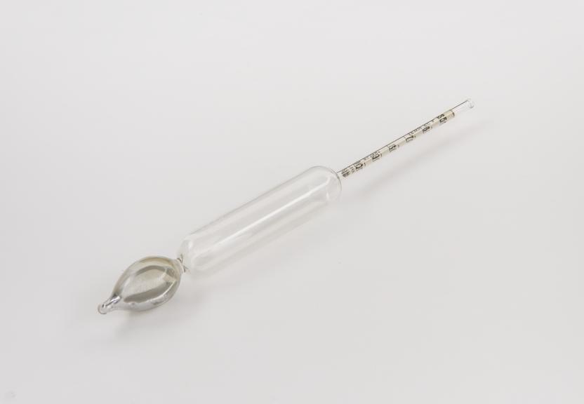 Glass 'Technico' hydrometer. 184mm long. Range 1.850 - 1.900