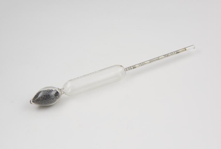 Glass 'Technico' hydrometer. 183mm long. Range 1.400 - 1.500