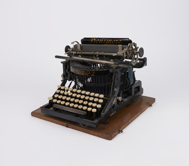 Densmore typewriter, No. 2 model, serial no. 5238, c. 1897