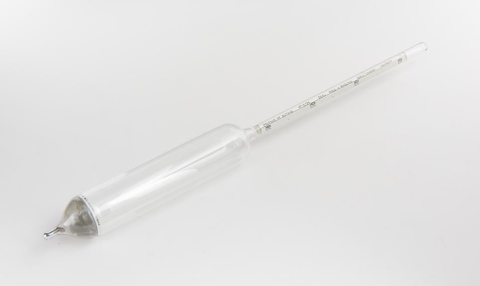 Hydrometer for propane or butane. G.H. Zeal Ltd., London, 1984.