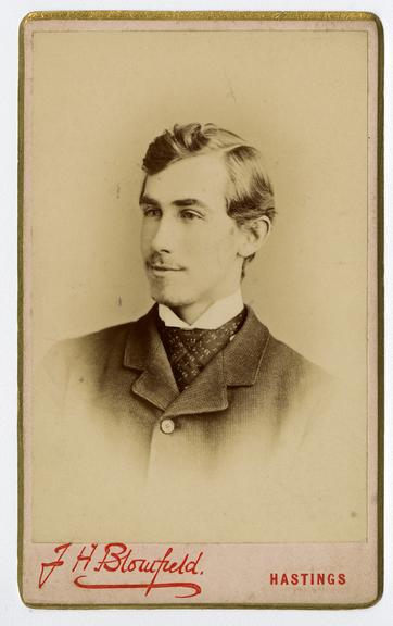 A miniature portrait of A. E. Anthony