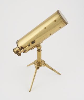 Gregorian reflecting telescope of 2 1/2 inch aperture and 8 inch focal length by R.B. Bate