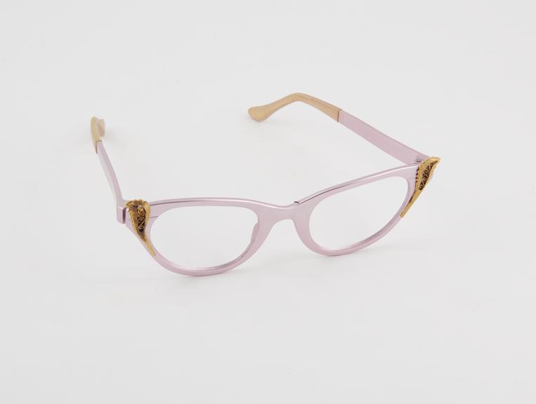 One pair of American spectacle frames, Tura style, 1970