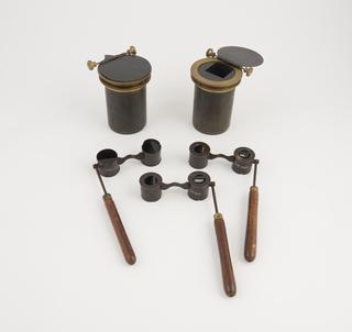 Lenses and analysers from Anderton's Lantern Stereoscope
