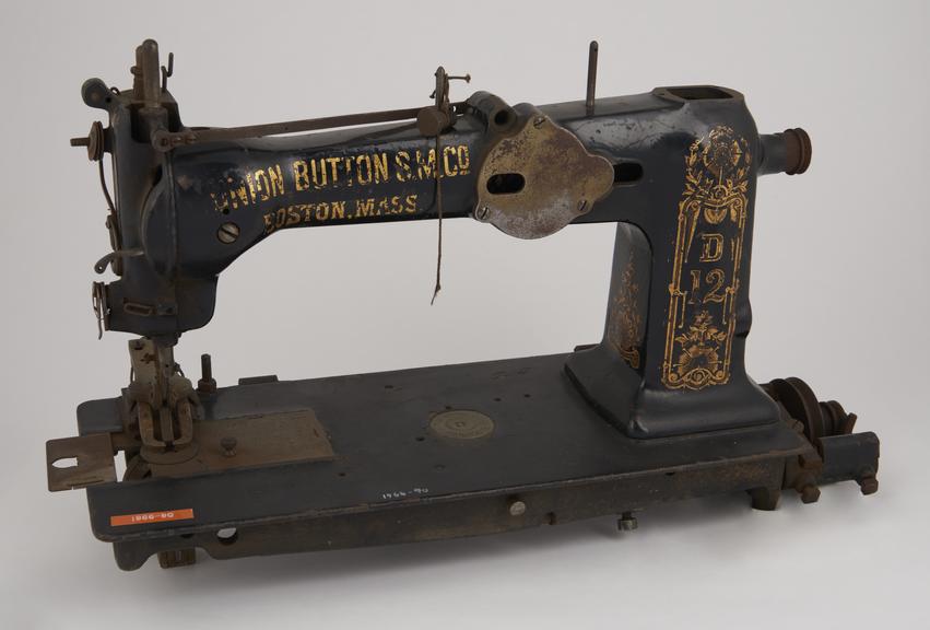 Industrial lockstitch button hole sewing machine by The Union