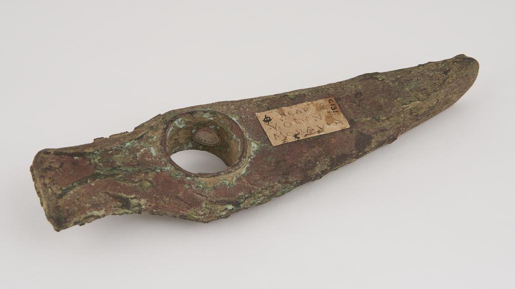 Copper axe head separated from 1949-249