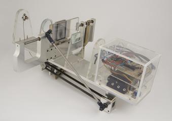 Demonstration unit to show principles of the Moore & Wright micro 2000 digital micrometer