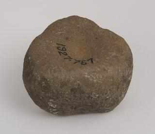 Indented stone hammer