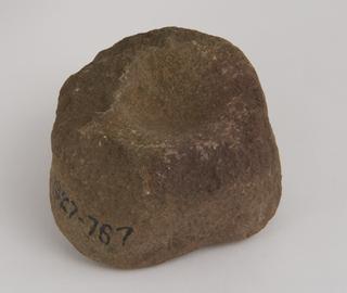 Indented stone hammer