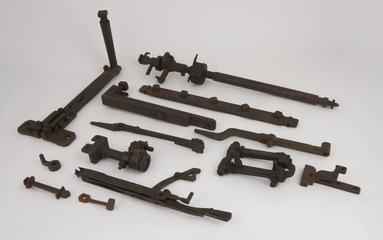 Component of a machine for making cards for carding cotton