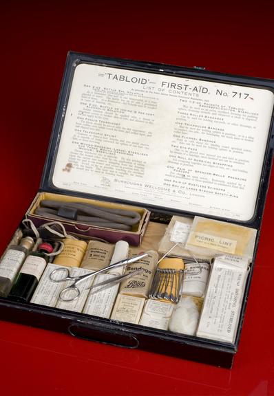 Tabloid first aid kit, No