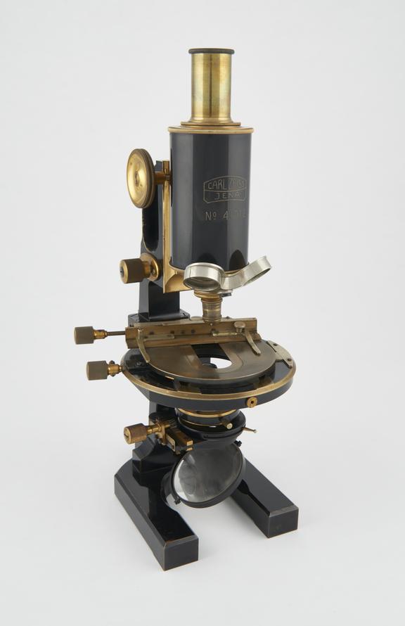 Zeiss 'jug-handle', stand 1c, microscope by Carl Zeiss, Jena