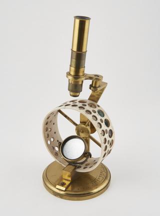 Museum microscope by Thomas Winter, 1810