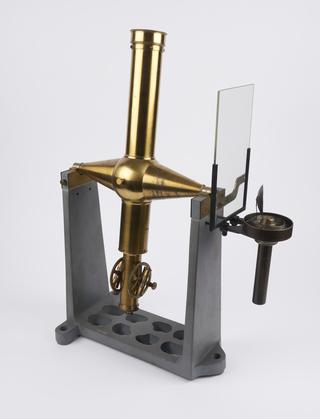 Portable transit instrument with striding level and accessories