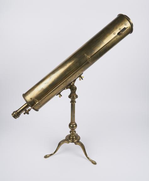 Brass Gregorian reflecting telescope by George Adams