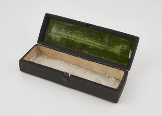 Fishskin case for glass prism