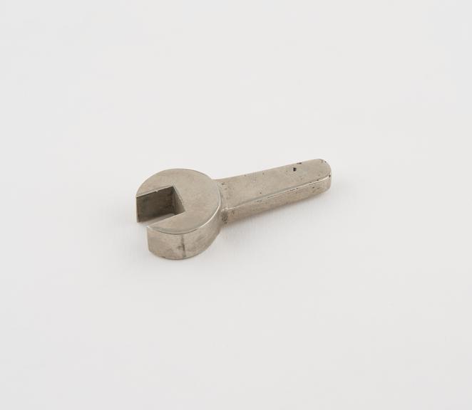 Chrome plated Iron open-ended square spanner