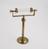 Prism on brass stand with ball and socket joint and bone