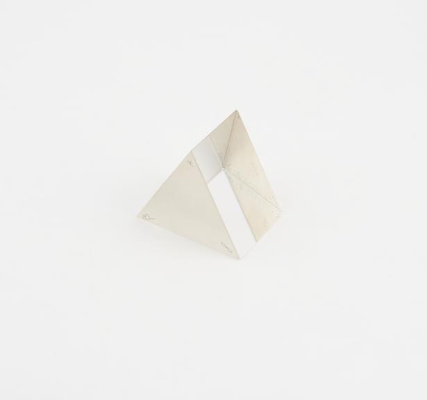 left-handed quartz prism by Adam Hilger Ltd., c. 1902