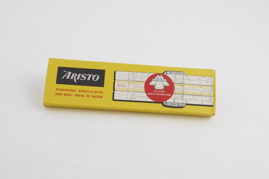 5-Inch Commerz 845 Aristo slide rule from the 1973 catalogue