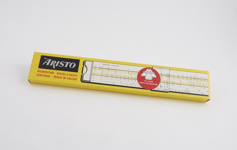 10-Inch Commerz Junior 0907 Aristo slide rule from the 1973