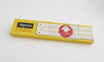 10-Inch Ferro-Concrete [Stahlbeton] 940 Aristo slide rule from the 1973 catalogue