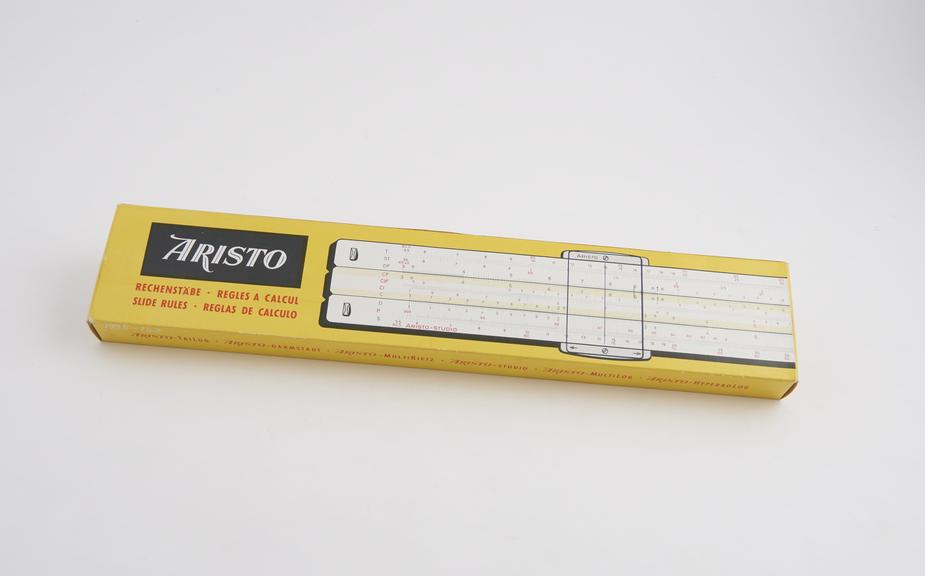 10-Inch MultiRietz 0929E Aristo slide rule from the 1973