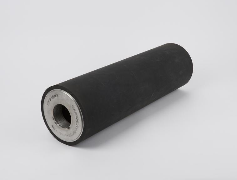 Rubber printing roller for flexographic printing