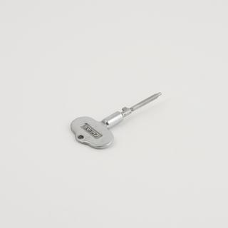 Combination changing key for 4-wheel roller bolt combination lock