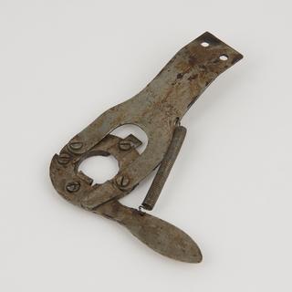 Singer lock stitch button-hole sewing machine head; component