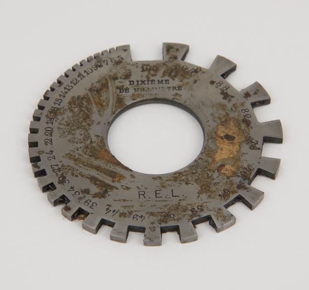 Gap gauge for marquetry, steel