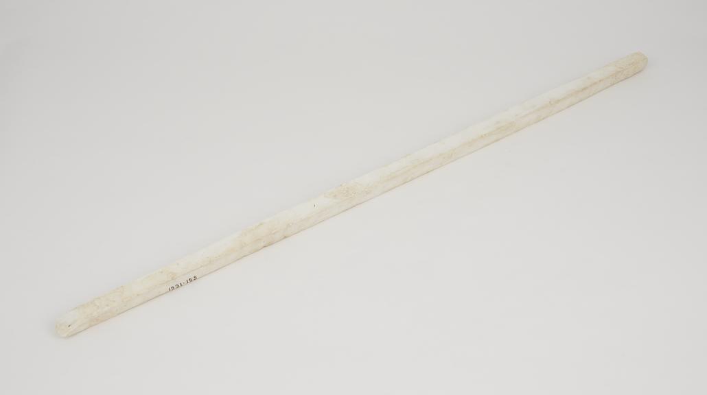 Plaster cast, white, of long mason's chisel, pre-roman, Gebelein