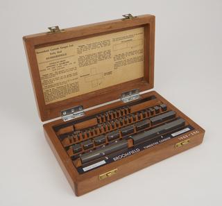 Broomfield inspection grade slip gauges, 1963