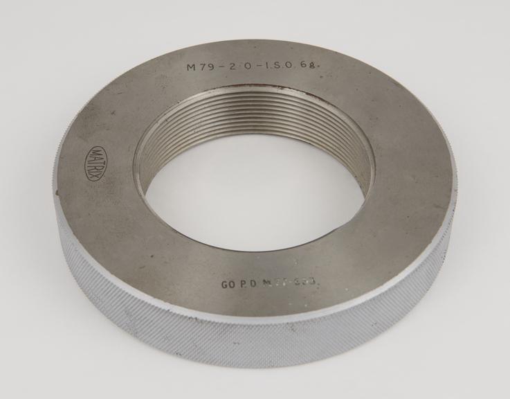 M 79 Metric thread ring gauge.