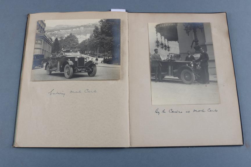 Photograph album entitled 'How We Journeyed to Monte Carlo'