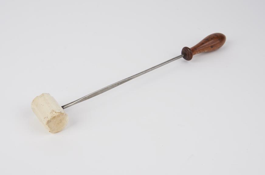 Ivory hammer used with to hit tuning forks