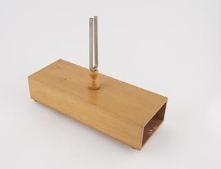Mounted tuning fork