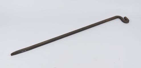 Wheelwright's Tyre lifting iron (square iron), tyre lever