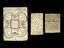 42 Pieces of paper inscribed with handwritten charms and cabbalistic (amulets)