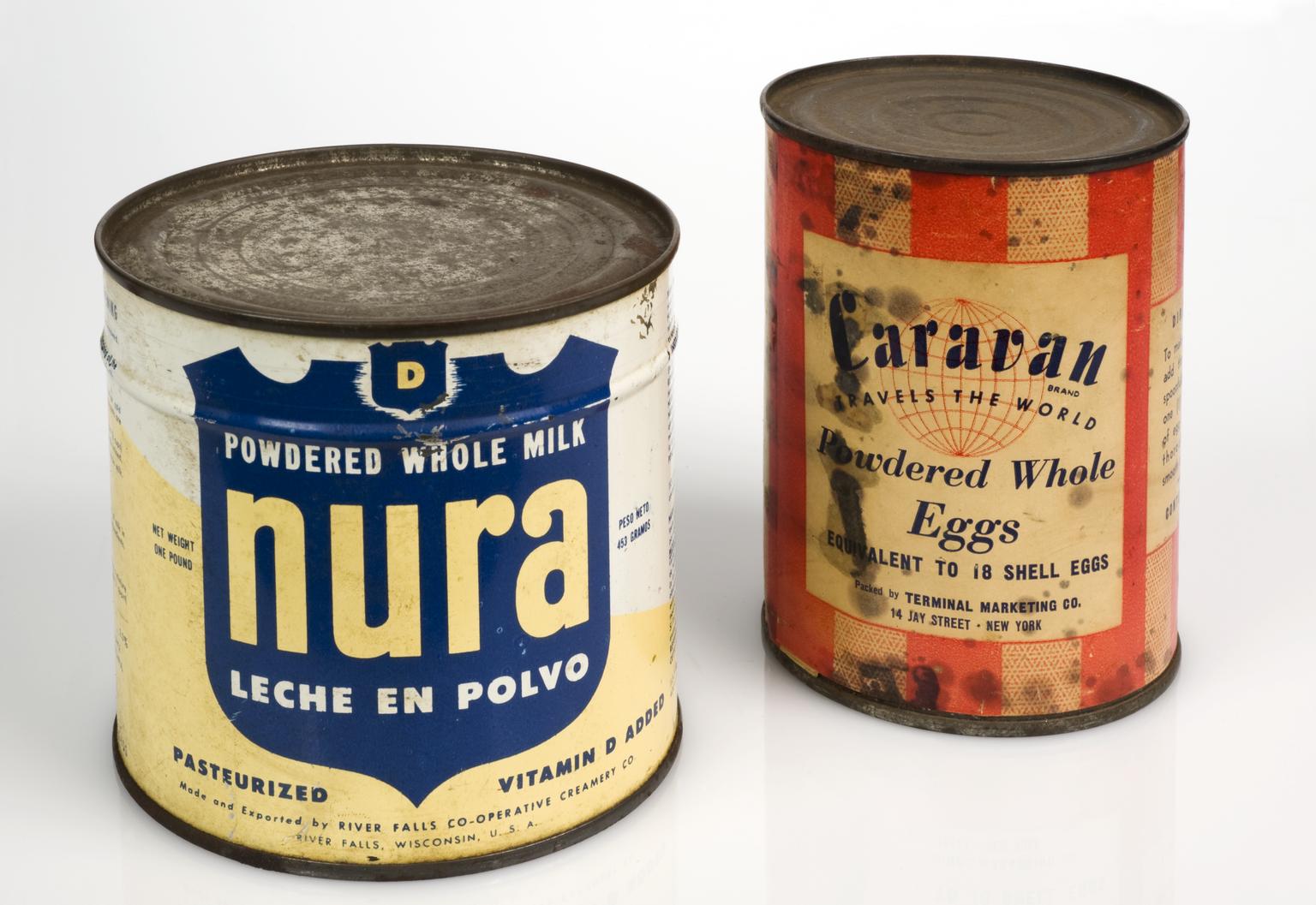 Tin of powdered milk