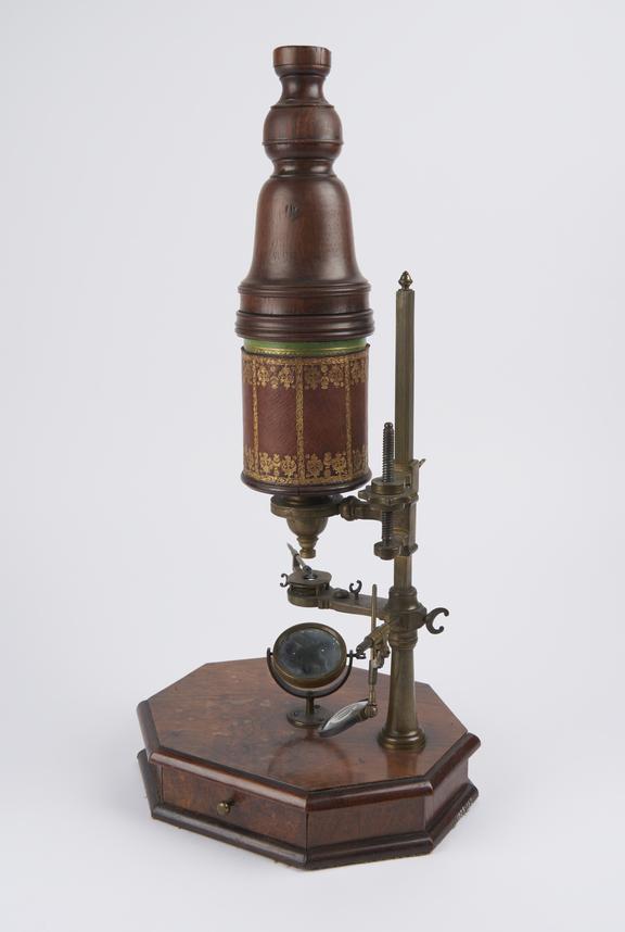 Modified form of John Marshall's Compound microscope, c