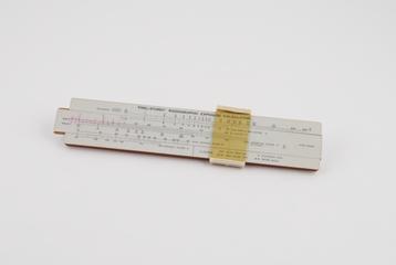 Friel-Sturdy radiographic slide rule by the Unique Slide Rule Company