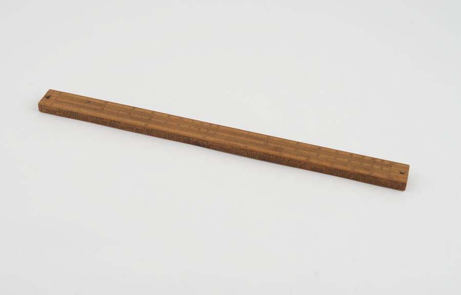 Bevan's engineer's slide rule, boxwood, made by William Cary