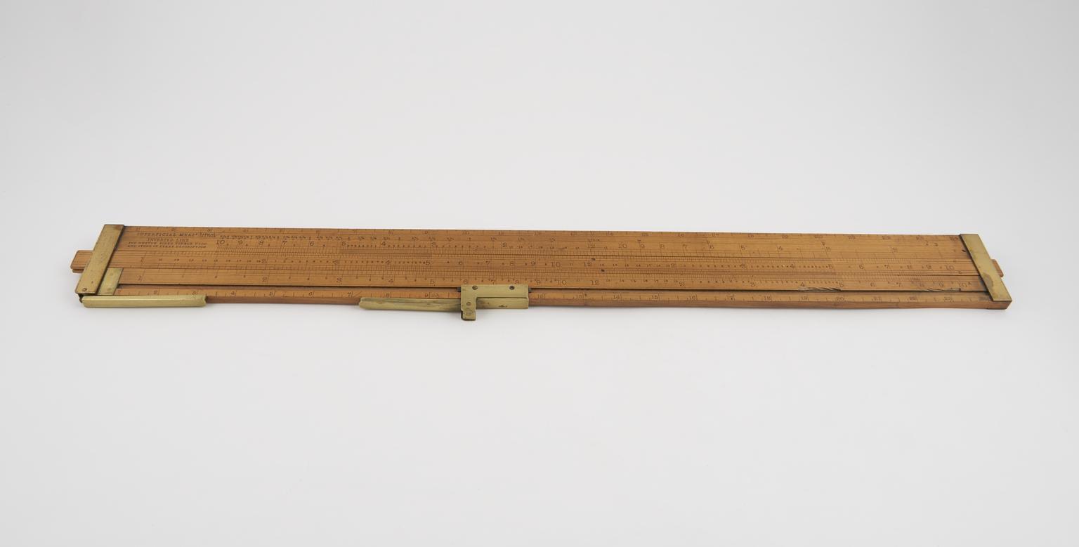 Burt's patent measuring and cubing slide rule | Science Museum Group ...